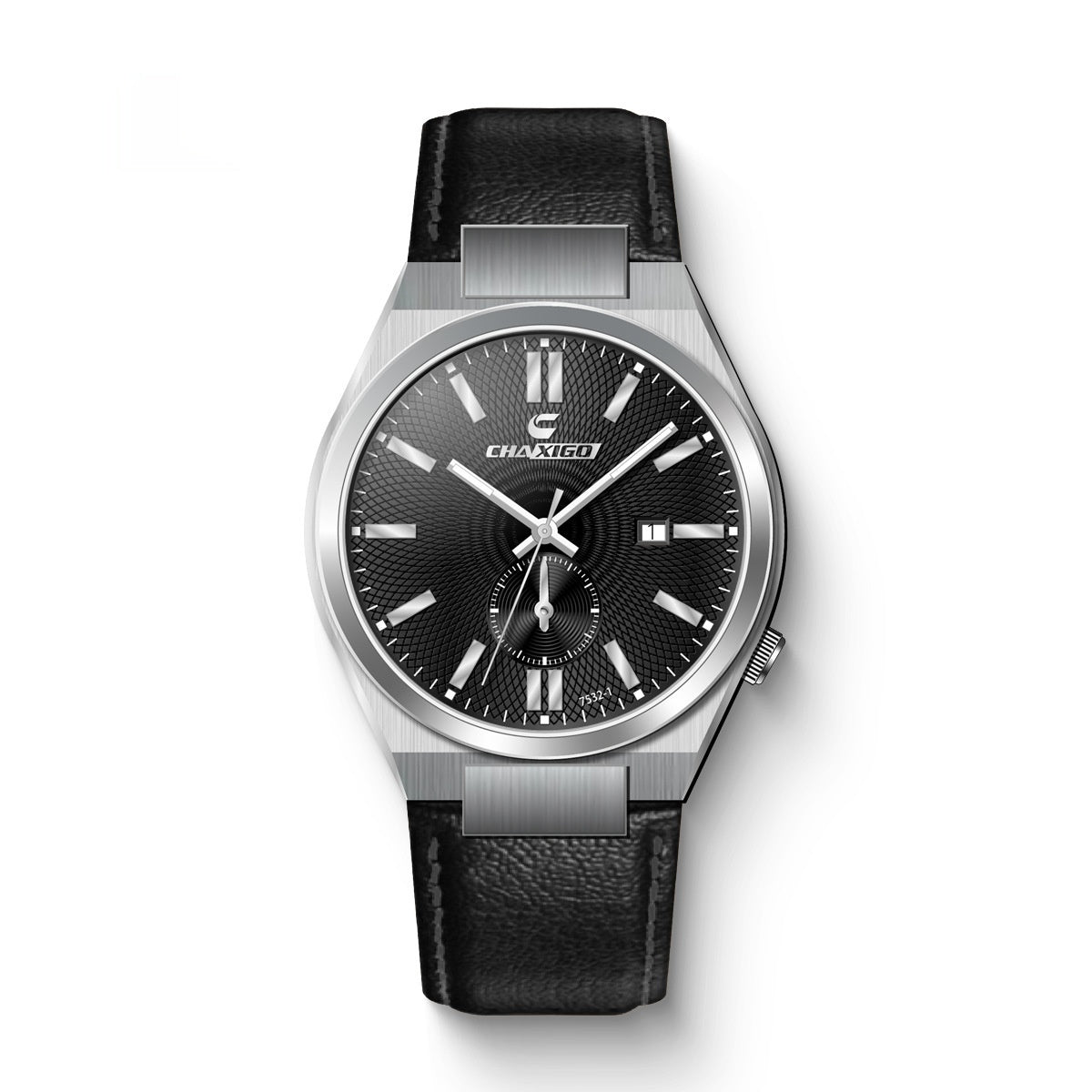 Stainless Steel Quartz Watch Waterproof Calendar Luminous Men