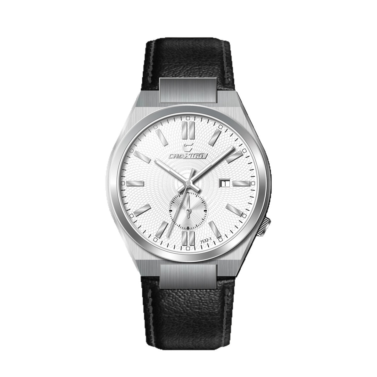 Stainless Steel Quartz Watch Waterproof Calendar Luminous Men