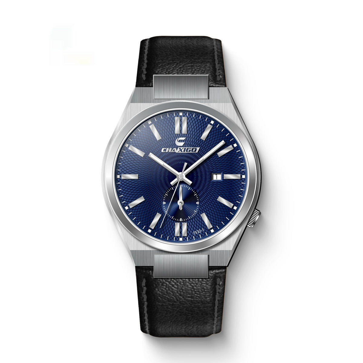 Stainless Steel Quartz Watch Waterproof Calendar Luminous Men