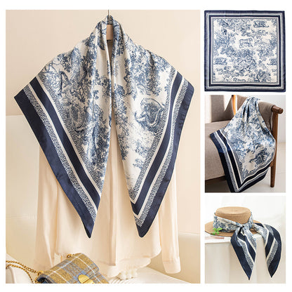 Women's Polyester Scarf Fashionable Printed Shawl