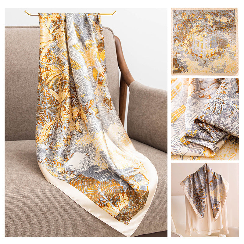 Women's Polyester Scarf Fashionable Printed Shawl