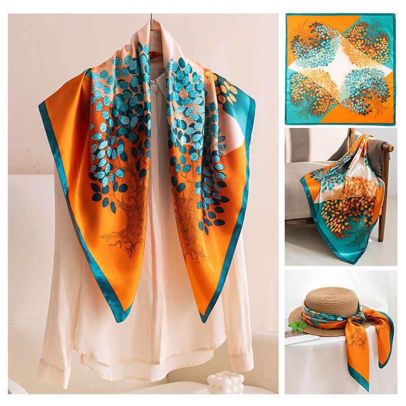 Women's Polyester Scarf Fashionable Printed Shawl