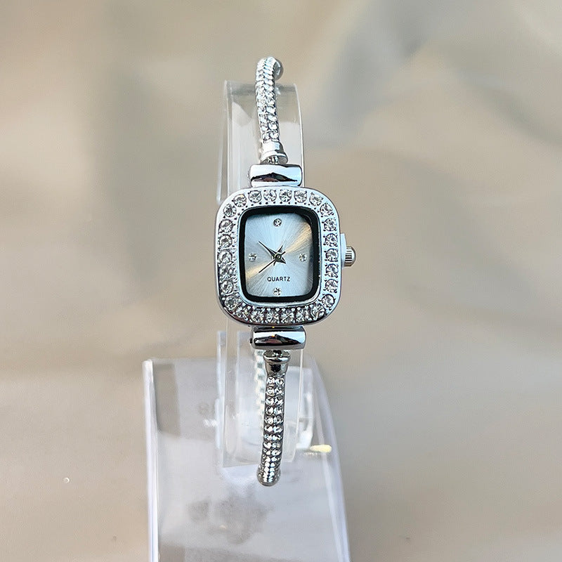 Fashion Diamond Bracelet Small Square Watch Niche Bracelet High Sense