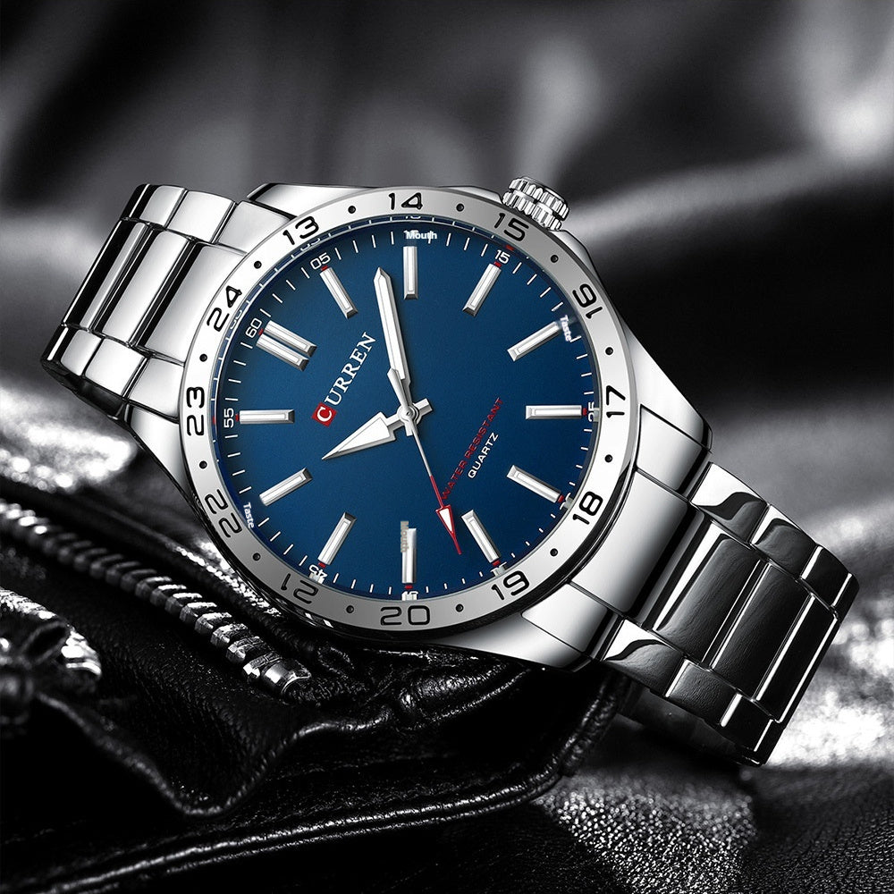 Carryan Men's Steel Belt Quartz Watch